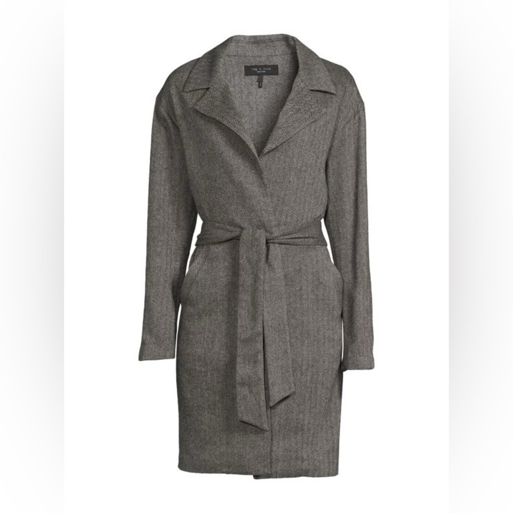 Rag & Bone Sven herringbone wool coat